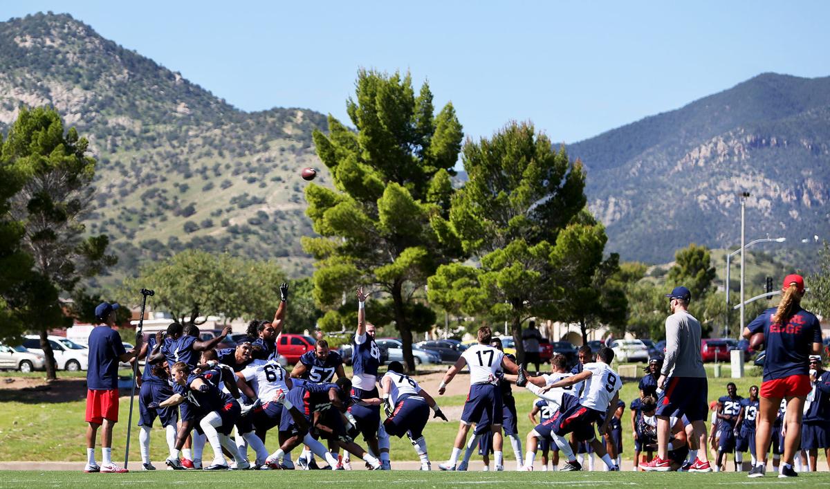 Arizona football at Ft. Huachuca