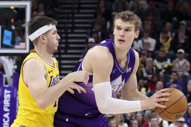 Lakers Jazz Basketball