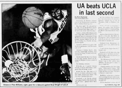Arizona beats UCLA in 1985