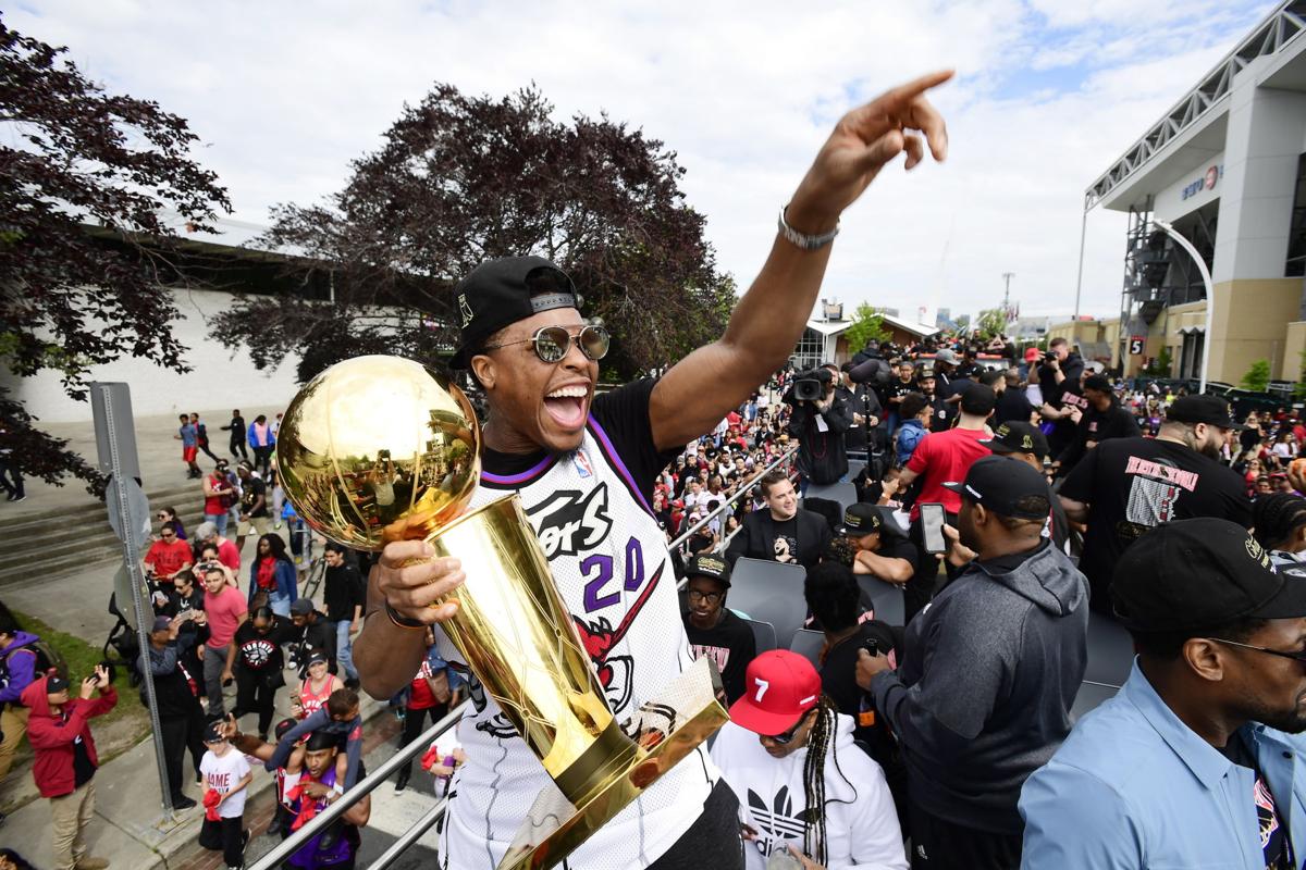NBA on ESPN on X: Kyle Lowry wore a throwback Damon Stoudemire jersey at  the parade today. Stoudemire was the first draft pick in Raptors history.   / X