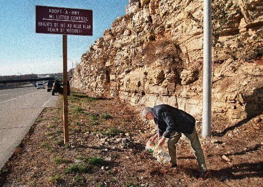 KKK highway sign