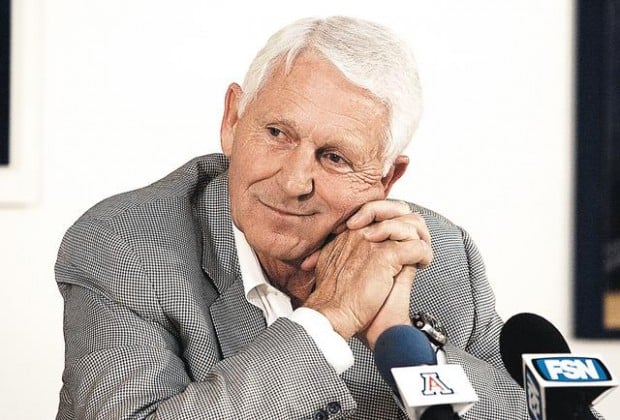 Lute Olson's first move: O'Neill out