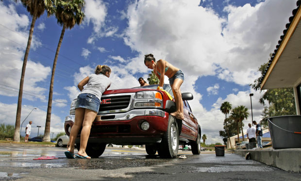 Washing your car makes it rain