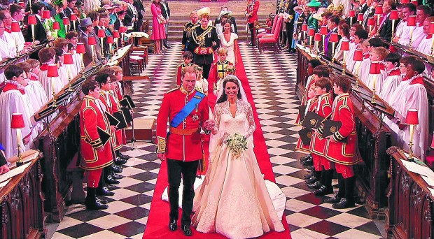 Wedding filled with pageantry, tenderness   