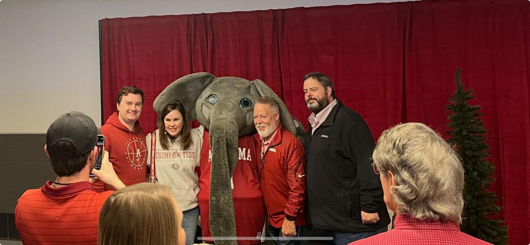 Alabama mascot at Legacy Arena