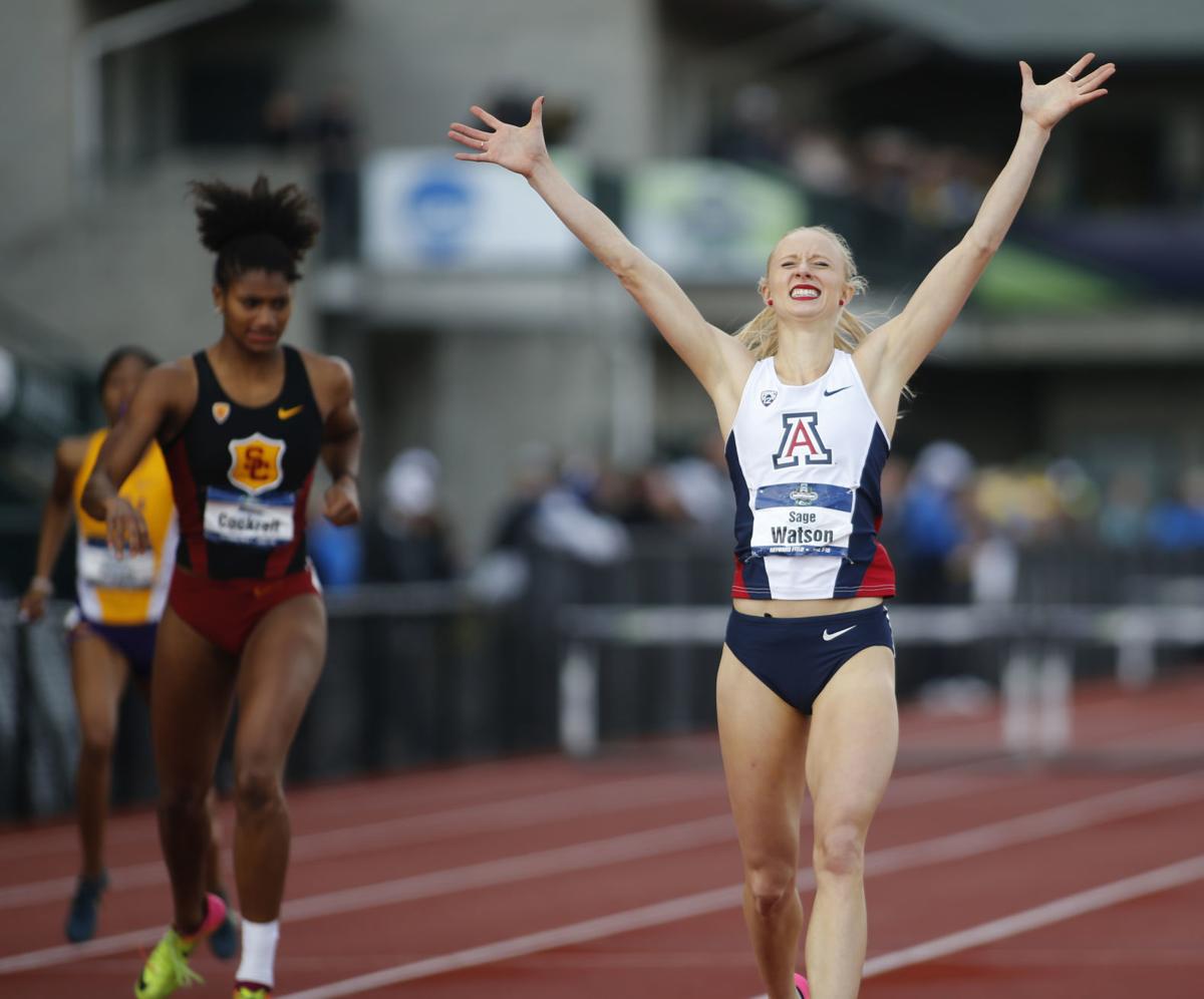 Former Arizona Wildcat track star Sage Watson, back home in Canada