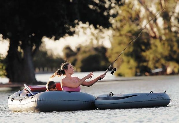 No need to leave town for lake experience  