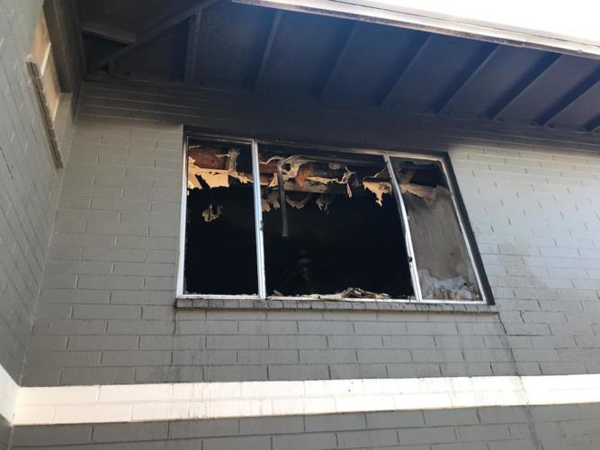Second story bedroom burns