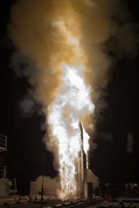 Multi-mission Raytheon missile hits ballistic missile target