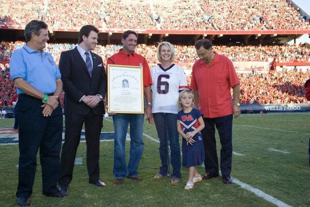 Chuck Cecil honored