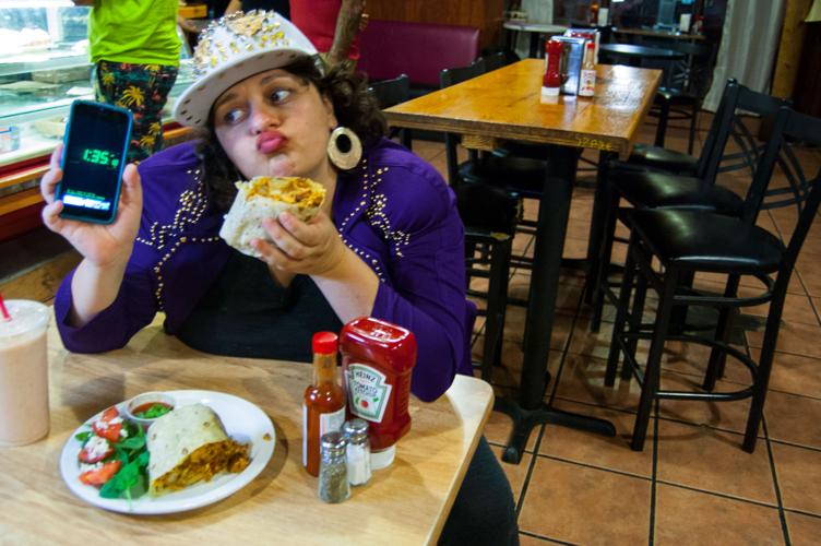 Shot in the Dark breakfast burrito