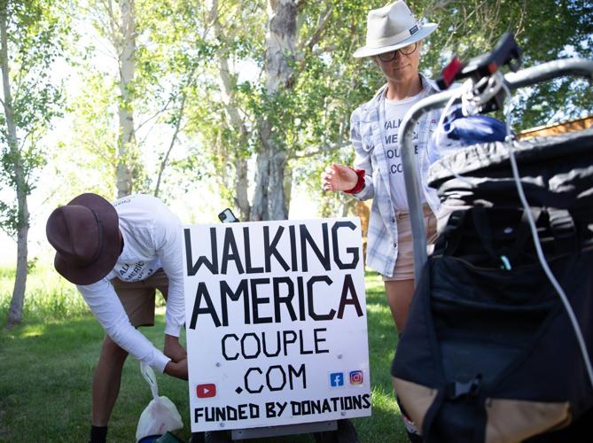 Walking America Couple