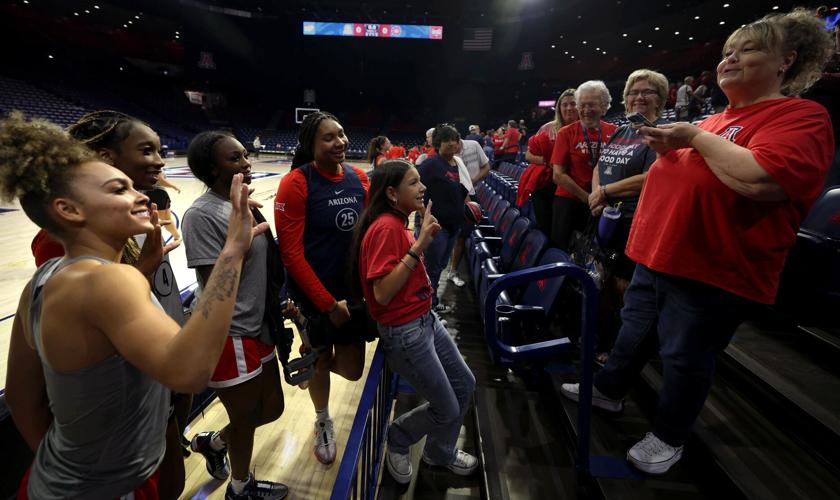 Arizona WBBall open practice | Oct. 17, 2024