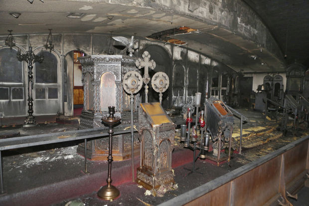 Fire heavily damages Tucson's St. Demetrios Church    