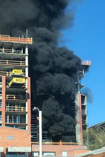 High rise fire near UA