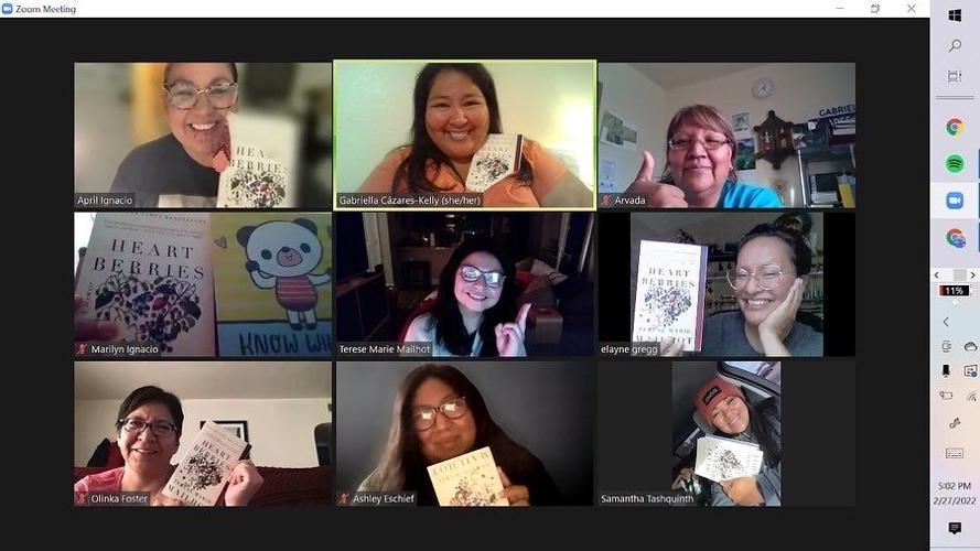 Rez Girls Book Club Zoom Meeting