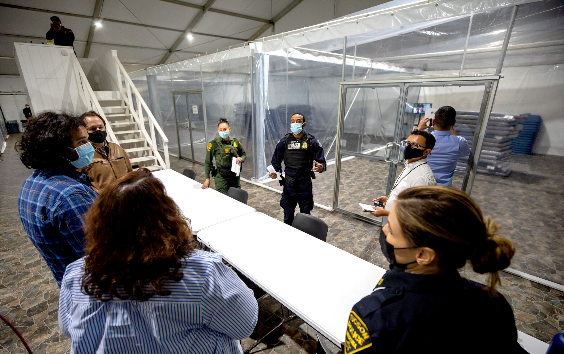 Photos: Large, Tent-like Shelter For Migrant Children In Tucson