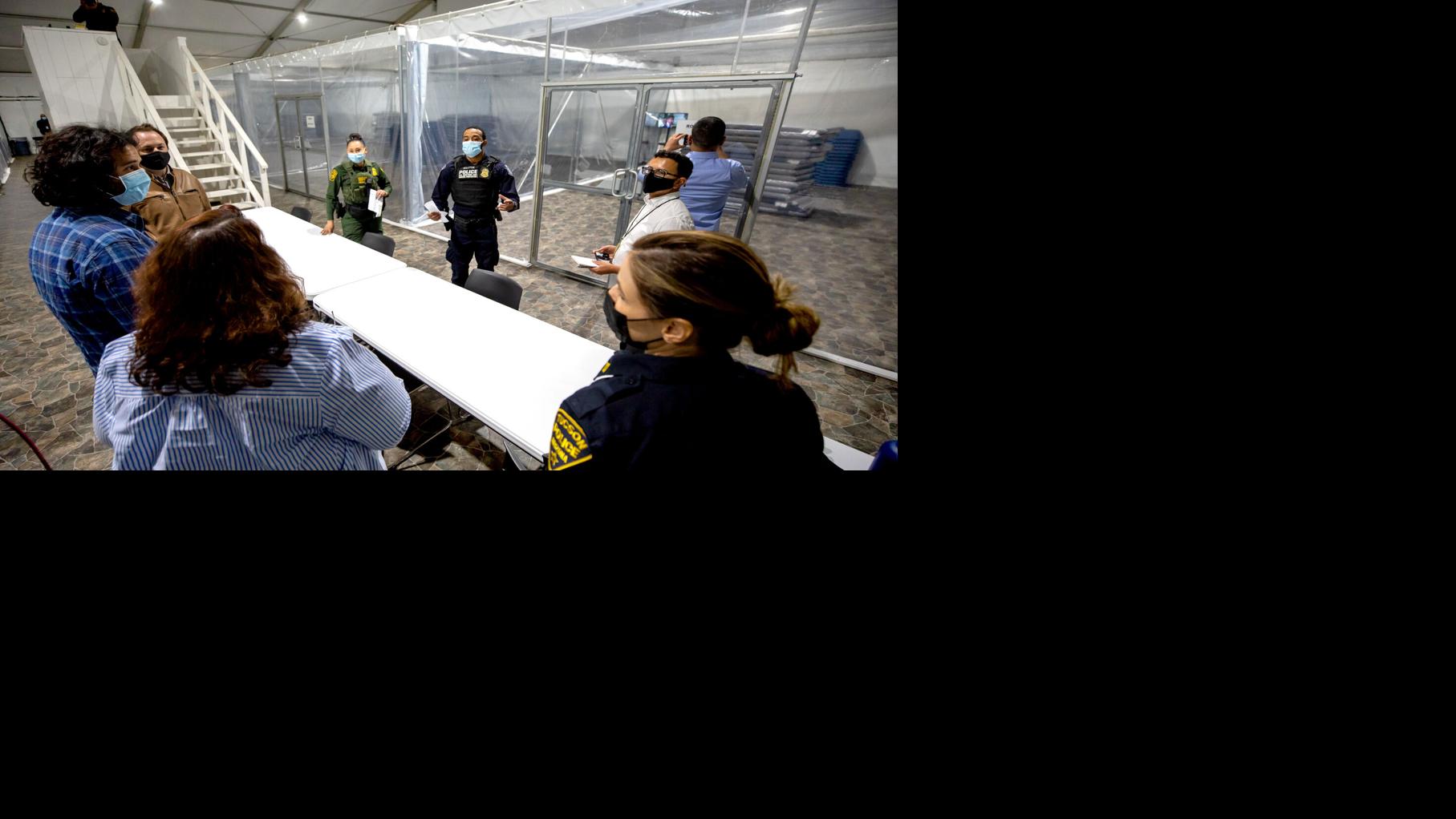Photos: Large, tent-like shelter for migrant children in Tucson | Local news