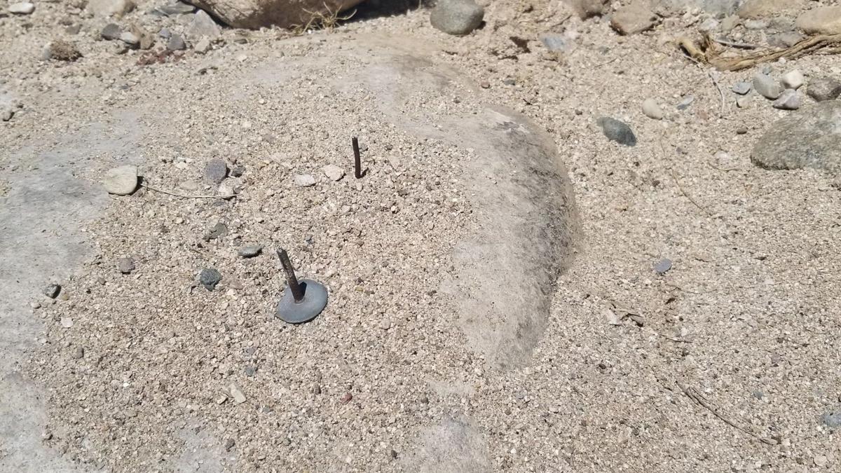 Metal spikes found on trail in Catalina Mountains