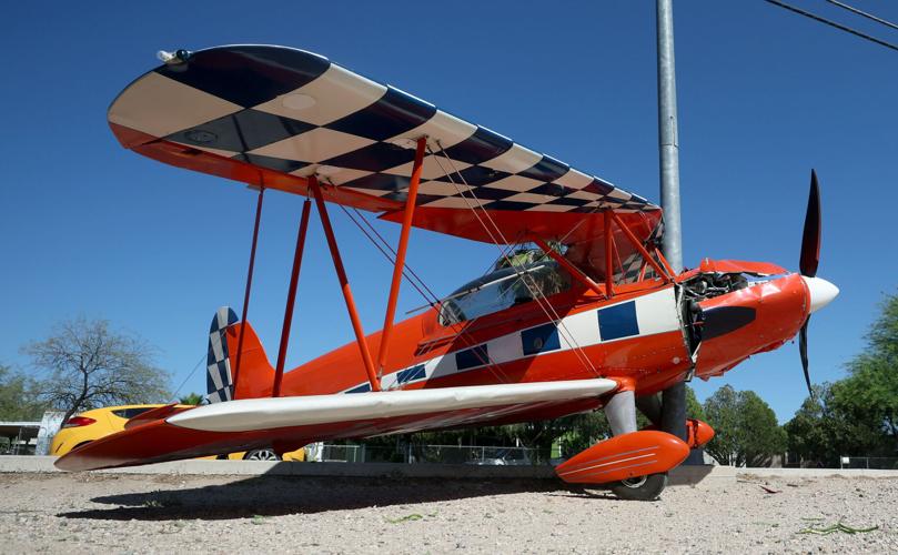 Biplane makes emergency landing on Tucson street