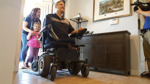 Wounded veteran receives new house in Alpena