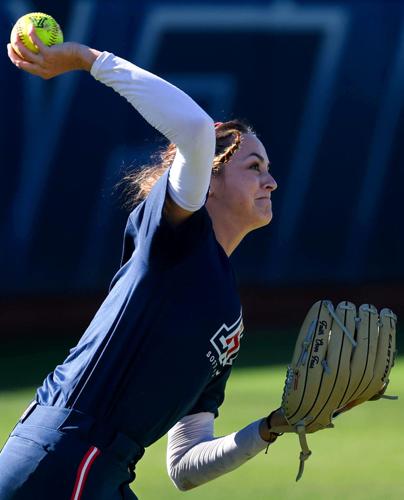 Arizona softball practice