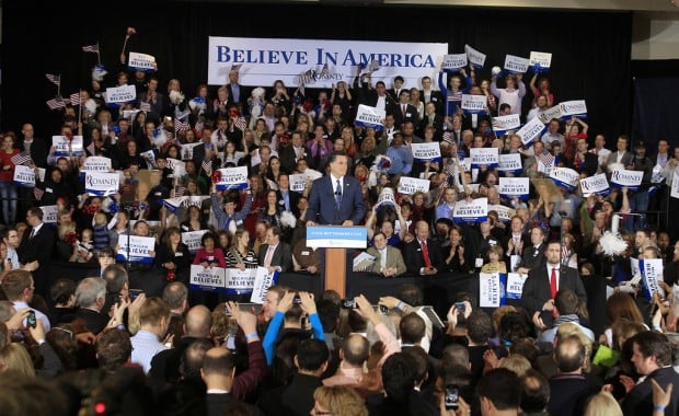 Romney handily wins AZ, edges Santorum in Michigan    