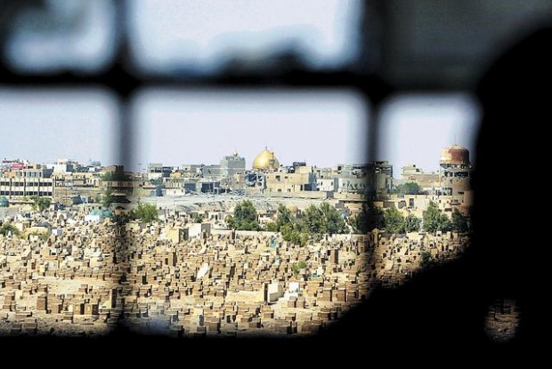 C Company's first taste of war - in a cemetery  