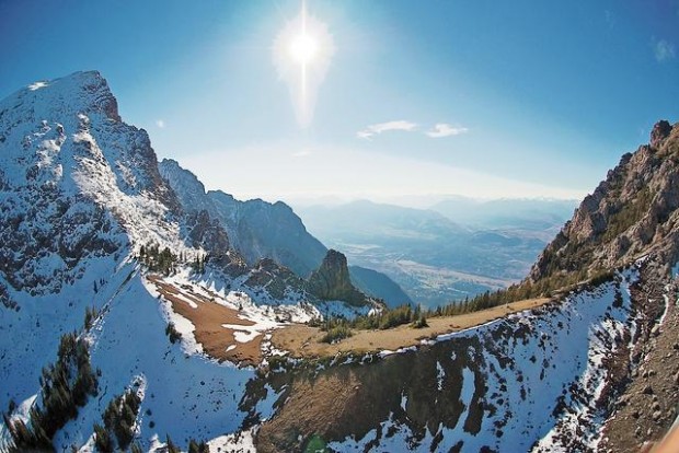 Skiing down the Powder Highway  