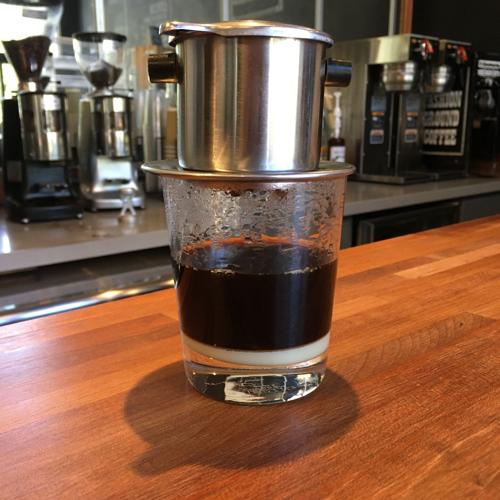 Tuxedo Vietnamese Coffee in progress