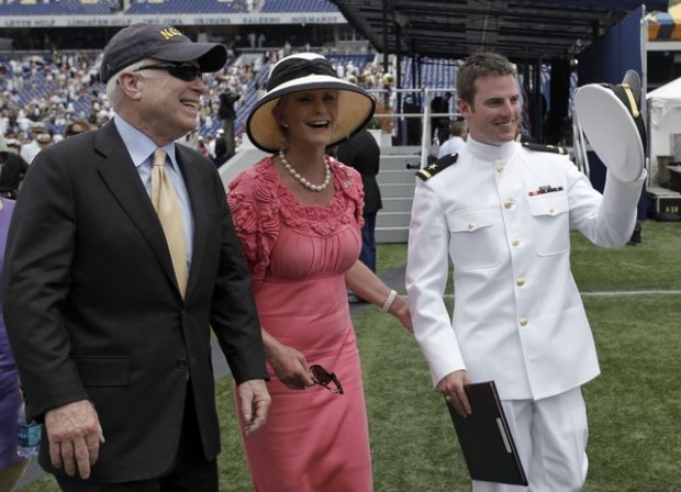 Naval graduates include Sen. McCain’s son, Jack  