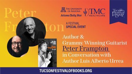 Peter Frampton to discuss his new book online with Luis Alberto Urrea