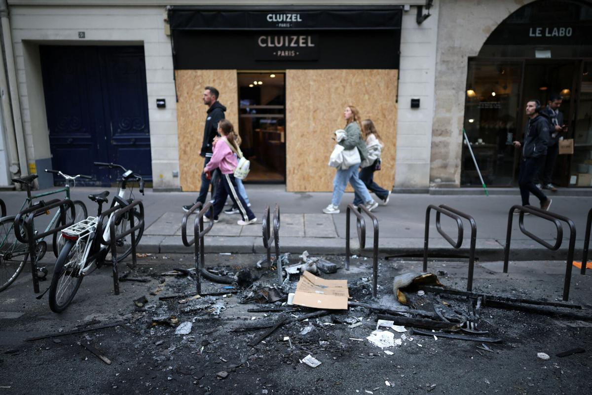 Macron vows order, calls foreign criticism of unrest 'stupid'