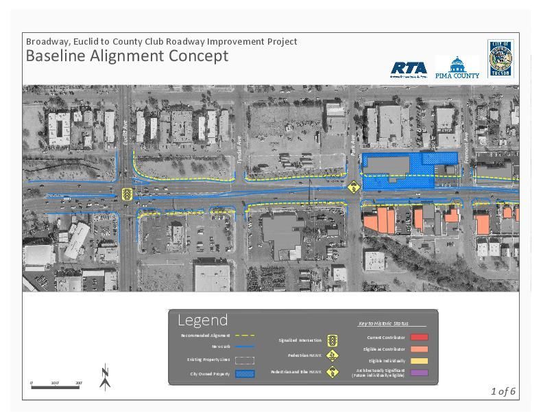 Broadway alignment maps