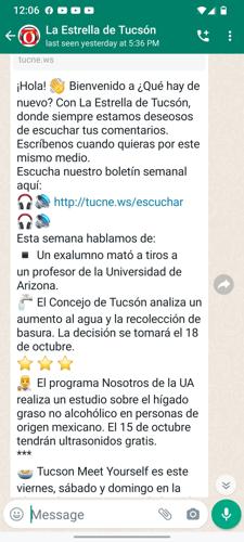 Qué hay de nuevo screenshot