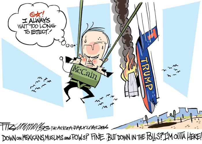 Daily Fitz Cartoon: McCain