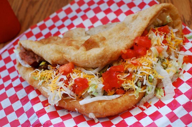 Indian fry bread at Manna from Heaven