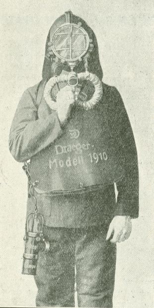 Mine rescue breathing apparatus