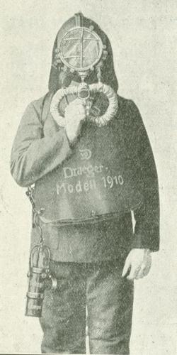 Mine rescue breathing apparatus