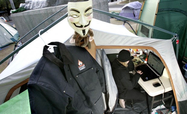 Josh Brodesky: Occupiers here fight to stay on message   