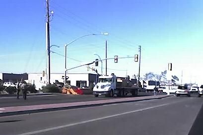 18-wheeler rollover ties up morning traffic  