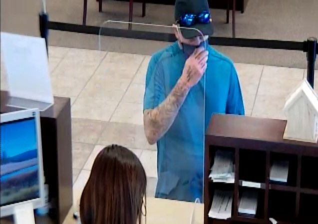 Bank robbery suspect