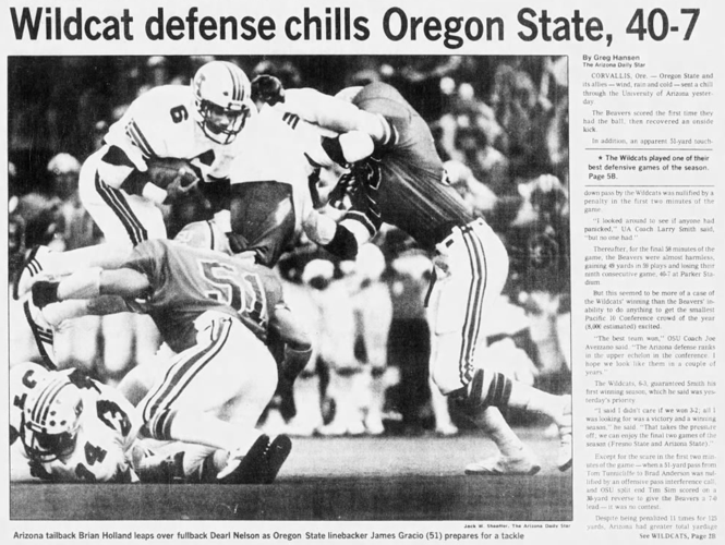 Arizona-Oregon State 1981
