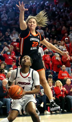 No. 15 Arizona hosts Oregon State in women's basketball