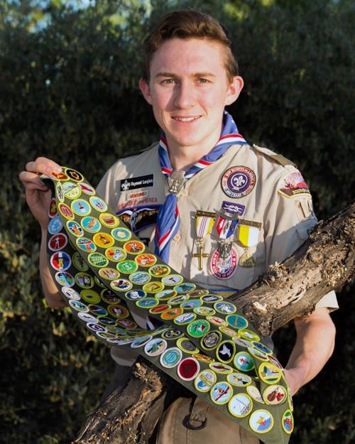 Eagle Scout Ray Langlais