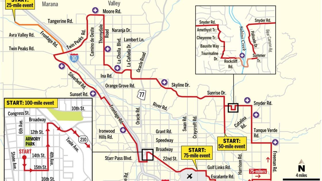 Tour De Tucson Road Closures 2025