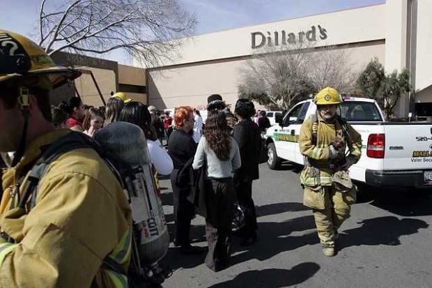 Tucson Mall Dillard s evacuated due to gas leak 