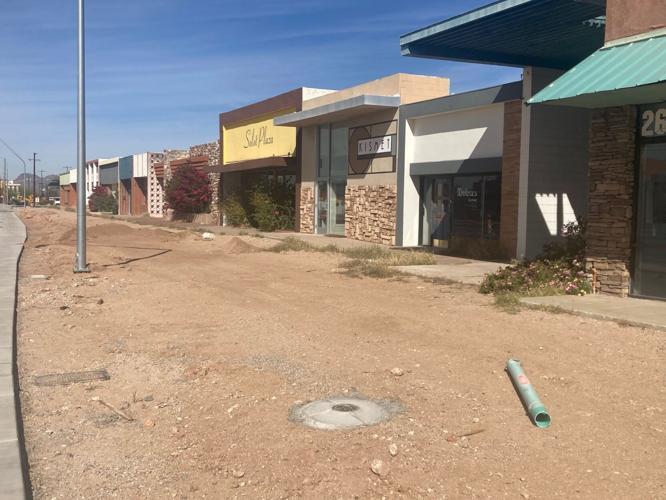 Solot Plaza amid Broadway reconstruction