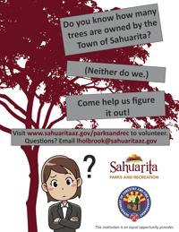 Sahuarita seeks volunteers to help count its trees
