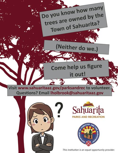 Help Sahuarita count its trees